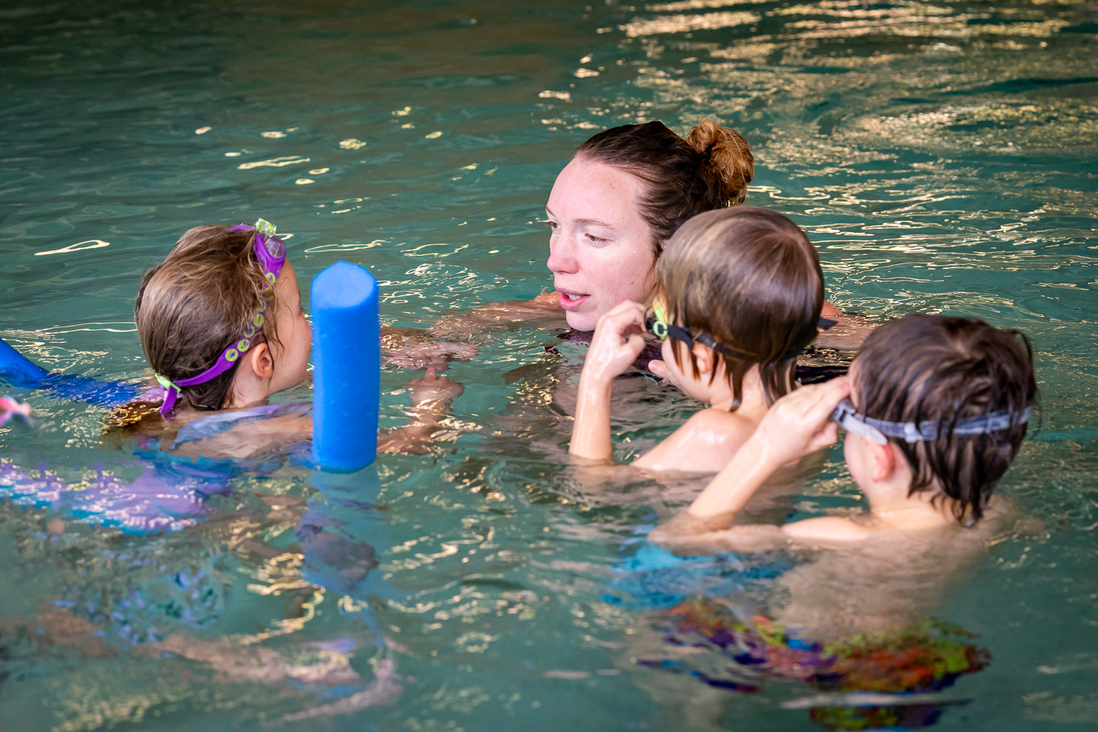 Cours de natation semi-privé avec moniteur de natation à Genève